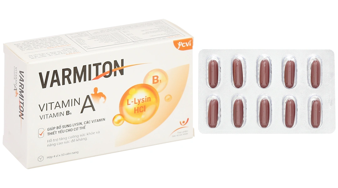 Thực phẩm bảo vệ sức khỏe Varmiton hộp 40 viên - 